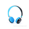 Fashion design kid bluetooth microphone headset ove-ear bluetooth stereo metal headphone